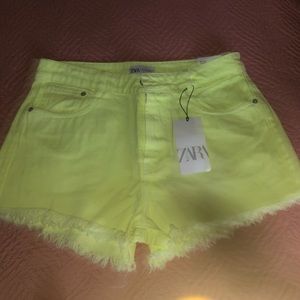 NEON ZARA SHORTS